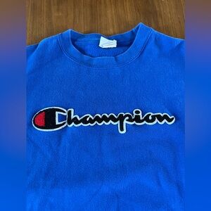 2xL Champion Men's Vintage Crewneck Sweatshirt - Royal Blue